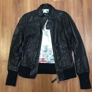 Mackage for Aritzia Leather Jacket Size Small